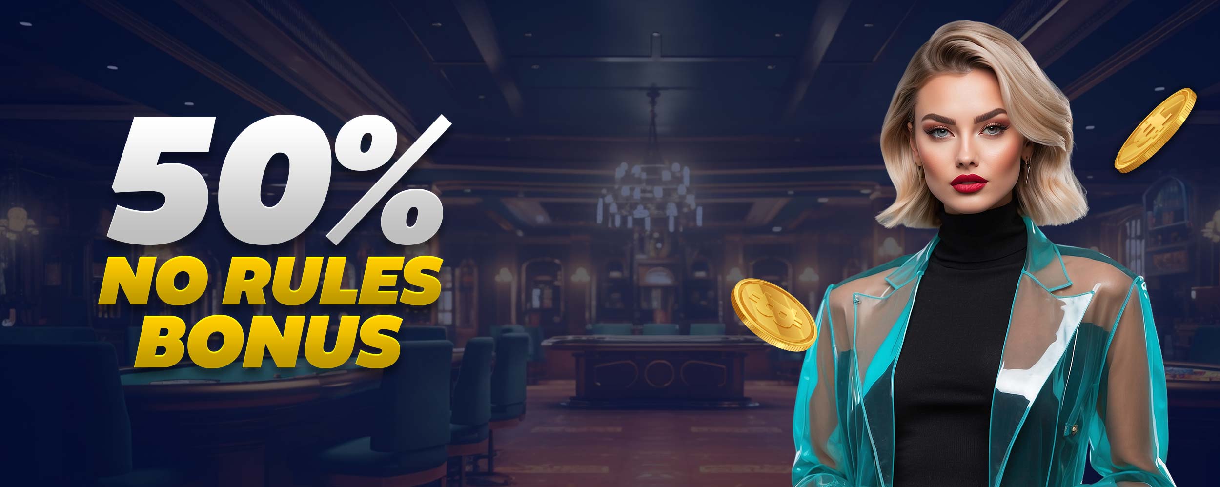 50% Bonus ohne Regeln